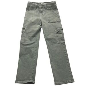 VERVET Olive Green Cargo Straight Leg Pants V3376AG Womens Size 27 High Rise